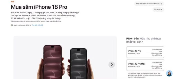 Ảnh: APPLE VIETNAM.