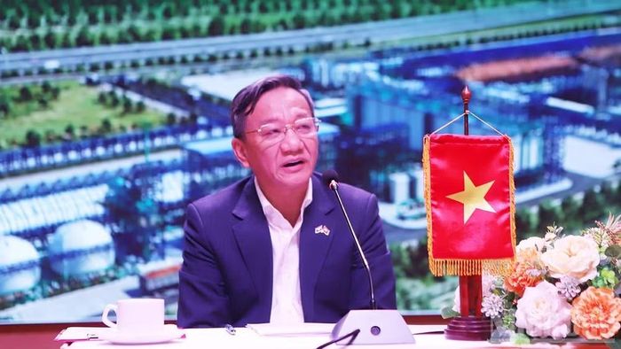 Đại sứ Nguyễn Minh Tâm phát biểu tại hội thảo. (Ảnh: DUY TOÀN)