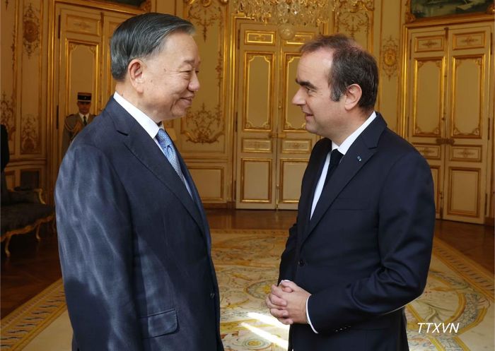 Tổng Bí thư, Chủ tịch nước Tô Lâm hội kiến Thủ tướng Pháp Sébastien Lecornu.