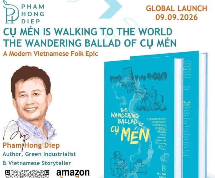 The Wandering Ballad of Cụ Mén luôn chiếm vị trí số 1 và 2 trong bảng xếp hạng Amazon Hot New Releases ở hai hạng mục Asian Poetry và Poetry of Places. (Ảnh: QUỐC HẢI)