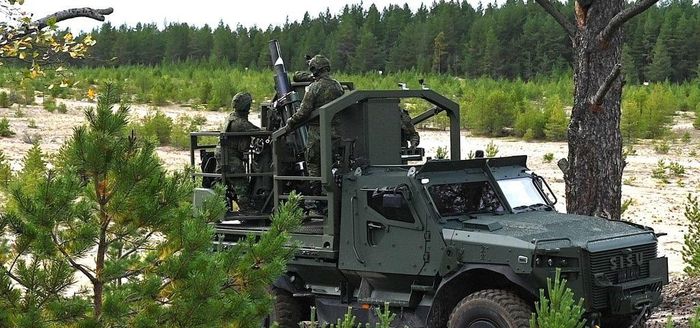 Hình ảnh cối TREMOS của Patria. Ảnh: Patria