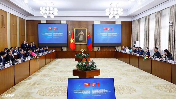  Quang cảnh hội đàm. Ảnh: TTXVN