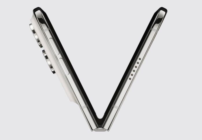  Bản lề trên iPhone Duo được thiết kế giúp đóng mở dễ dàng và mượt mà. (Nguồn Apple) 