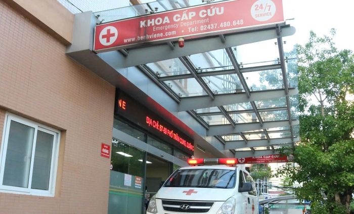 Khu vực Khoa Cấp cứu, Bệnh viện E- Ảnh: THANH THANH