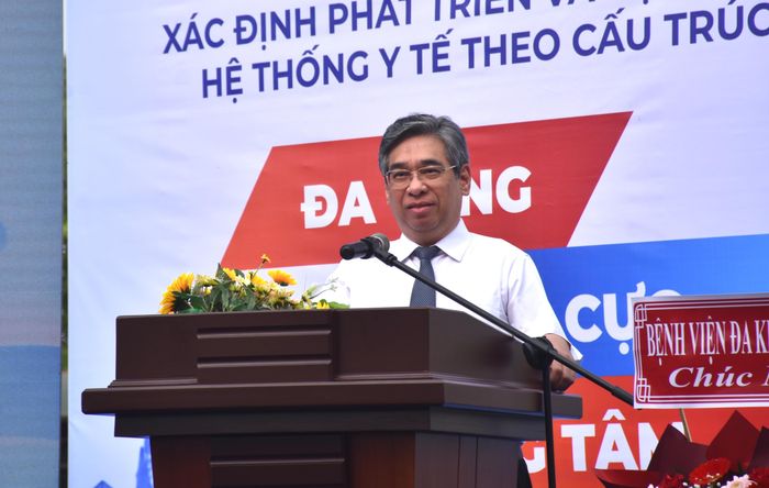  Đồng chí Nguyễn Phước Lộc phát biểu chỉ đạo tại buổi lễ 