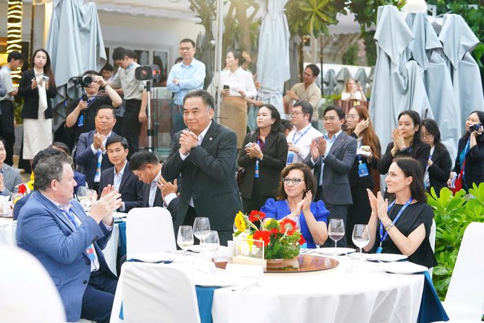 Đồng chí Nguyễn Lộc Hà tại buổi tiếp các đoàn. Ảnh: NGUYỄN NAM