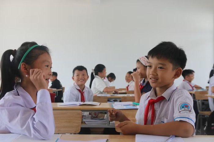 Học sinh Trường PTNT TH&THCS Thanh Nưa.