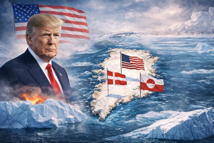 Greenland đang trong 'tầm ngắm' chiến lược của Mỹ. (Ảnh tạo bằng AI)