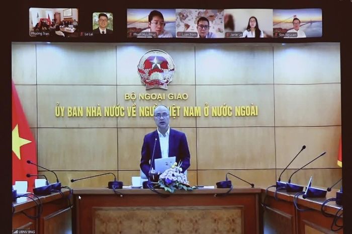 Chủ nhiệm Ủy ban Nhà nước về người Việt Nam ở nước ngoài Nguyễn Trung Kiên phát biểu. (Nguồn: Đại sứ quán Việt Nam tại Ireland)