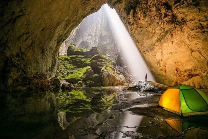 Vẻ đẹp hang Sơn Đoòng Vườn quốc gia Phong Nha - Kẻ Bàng (tỉnh Quảng Trị). Ảnh: Huyền Sương