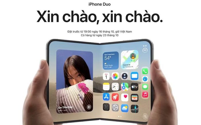 Việt Nam là một trong những thị trường đầu tiên mở bán sản phẩm này. Ảnh chụp màn hình.