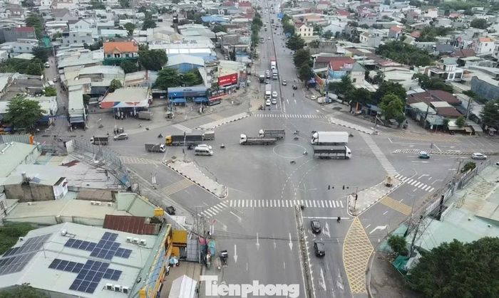 Nút giao Cổng 11, phường Phước Tân được đánh giá là "điểm đen" về tai nạn giao thông