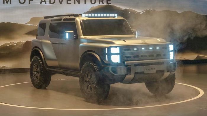 Bộ đôi SUV concept Crater và Boulder của Hyundai.