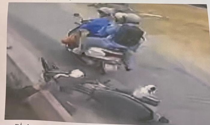 Hình ảnh ghi nhận người liên quan vụ tai nạn công an đang tìm.