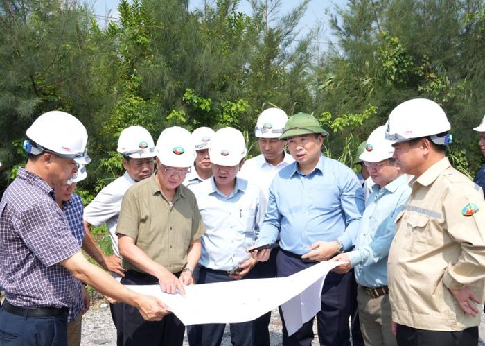 Lãnh đạo TKV và các Ban chuyên môn Tập đoàn, các đơn vị liên quan kiểm tra thực địa các khu đất của Công ty CP Than Đèo Nai - Cọc Sáu - TKV.
