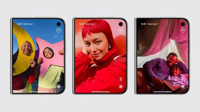 iPhone Dua màn hình gập của Apple vừa ra mắt. Ảnh: MacRumors