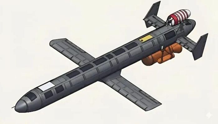 UAV Geran-5 của Nga. Nguồn ảnh: topwar.ru/vpk.name