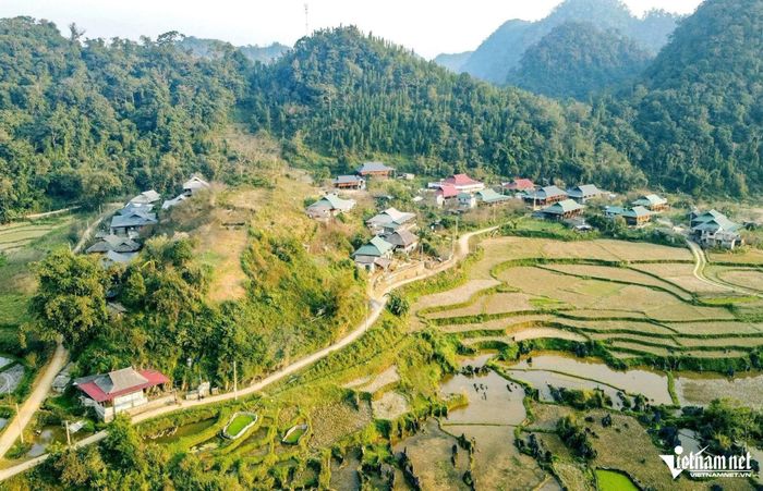 Một góc xã Tam Chung. Ảnh: Lê Dương