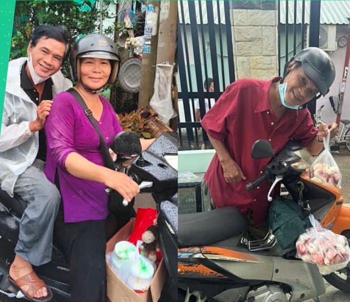 Thời điểm còn khỏe mạnh, ông Mai Trần hỗ trợ vợ trong việc buôn bán