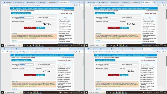 Các trường hợp được báo VietNamNet phản ánh đã được BHXH tỉnh Bắc Ninh gia hạn thẻ BHYT năm 2026, đồng thời bảo đảm đầy đủ quyền lợi 5 năm liên tục cho người tham gia BHYT theo quy định.