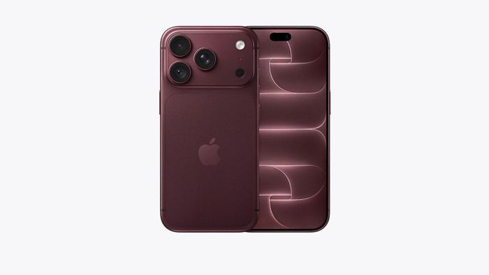 iPhone 18 Pro màu đỏ Burgundy. Ảnh: Apple