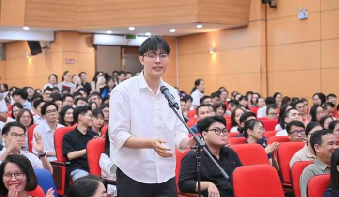 Thủ khoa bác sĩ nội trú Nguyễn Đức Anh Quân chọn chuyên ngành Sản phụ khoa. Ảnh chụp màn hình.