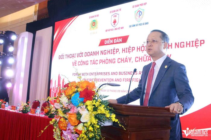 Ông Nguyễn Đỗ Tùng Cương - Chủ tịch Hiệp hội PCCC&CNCH Việt Nam. Ảnh: Đình Hiếu