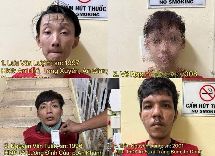 Lực lượng Công an đã nhanh chóng truy xét, bắt giữ nhóm đối tượng gây ra vụ cướp tài sản xảy ra tại công viên 23/9. (Ảnh: Công an cung cấp)