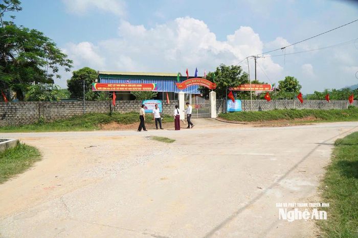Điểm trường lẻ Tân Lâm, Trường Mầm non Phú Sơn - nơi xảy ra sự việc vào chiều 28/8. Ảnh: PV
