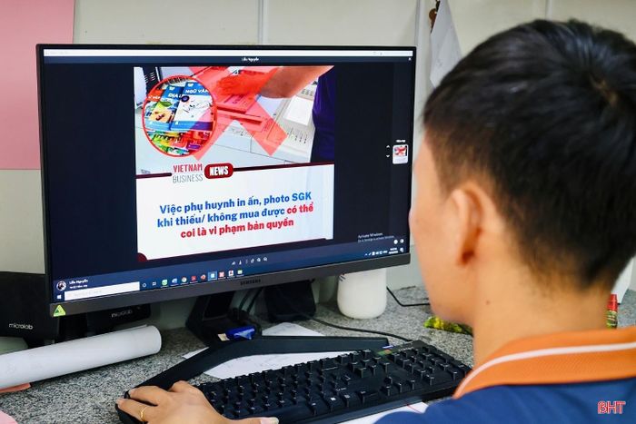 Theo quy định, cá nhân có thể sao chép một phần sách để phục vụ học tập, với tác phẩm dạng chữ viết như sách giáo khoa, phần sao chép không quá 10% tổng số trang.