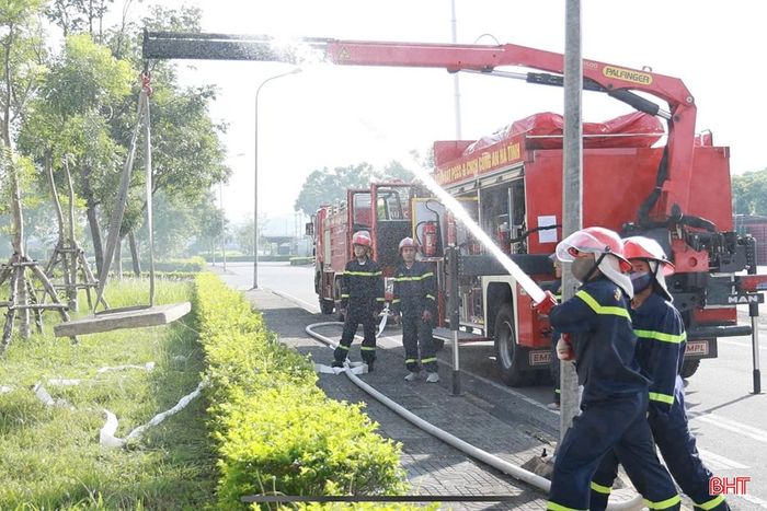 Cuộc thực tập dự kiến huy động hơn 470 người tham gia với 30 phương tiện cơ giới cùng các trang thiết bị CC, CNCH chuyên dụng.