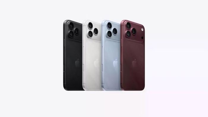 Các màu mới của iPhone 18 Pro và iPhone 18 Pro Max. (Ảnh: Apple)