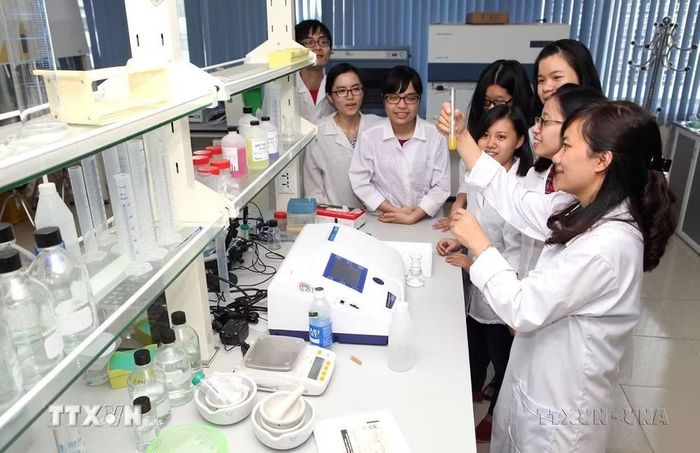 Trường Đại học Khoa học và Công nghệ Hà Nội là một trong bốn trường đại học đạt tiêu chuẩn quốc tế tại Việt Nam. (Ảnh: Anh Tuấn/TTXVN)