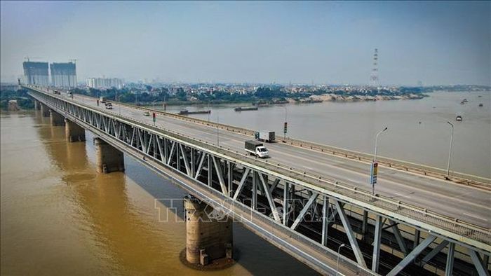 Cầu Thăng Long. Ảnh minh họa: Trung Nguyên/TTXVN