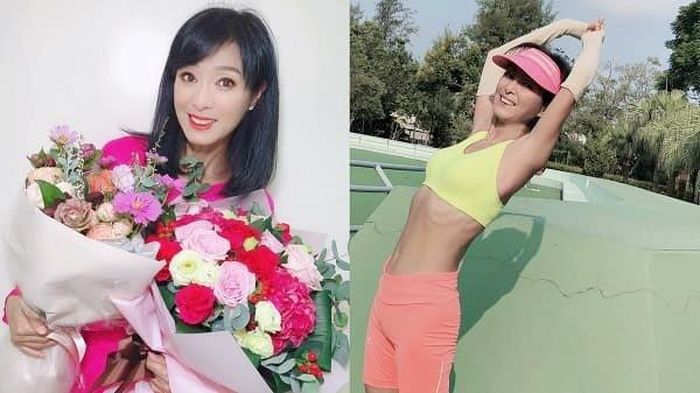 Mễ Tuyết vẫn trẻ đẹp như mới ngoài 40.
