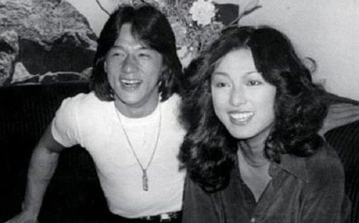 Thành Long và Mễ Tuyết.