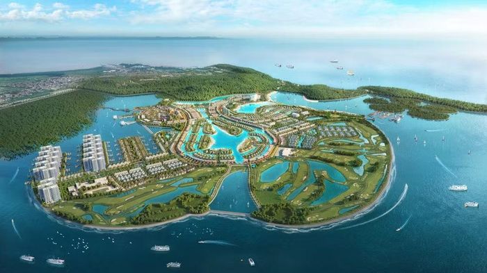 Phối cảnh dự án Khu Du lịch Quốc tế Đồi Rồng tại phường Vạn Hương, quận Đồ Sơn, TP Hải Phòng do Công ty Vạn Hương làm chủ đầu tư. Ảnh: Khu Du lịch Quốc tế Đồi Rồng.