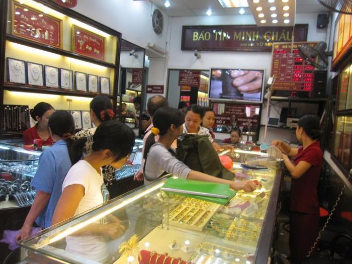 Cập nhật mới nhất giá vàng chiều 10/9. Ảnh: TTXVN