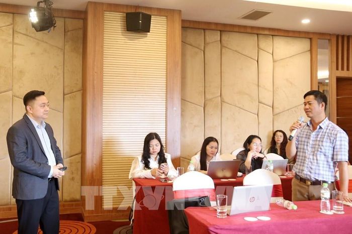 Đại diện doanh nghiệp thảo luận, đề xuất ý kiến tại hội thảo. Ảnh: Hoài Thu – TTXVN
