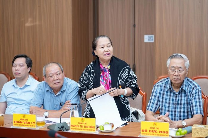 Đại biểu phát biểu ý kiến tại Hội thảo. Ảnh: Hữu Chánh