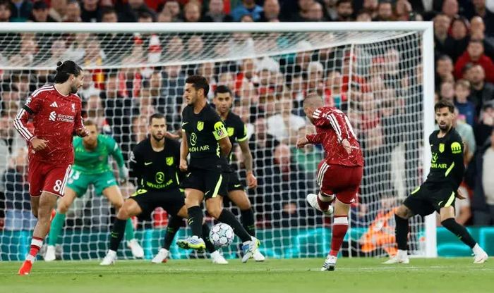 Alexis Mac Allister đã ghi một bàn thắng tuyệt đẹp giúp Liverpool có được chiến thắng. Ảnh: Reuters