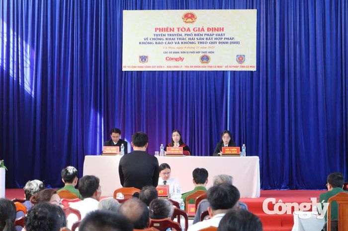 Các phiên tòa giả định góp phần mang pháp luật đến gần ngư dân (Ảnh tư liệu)