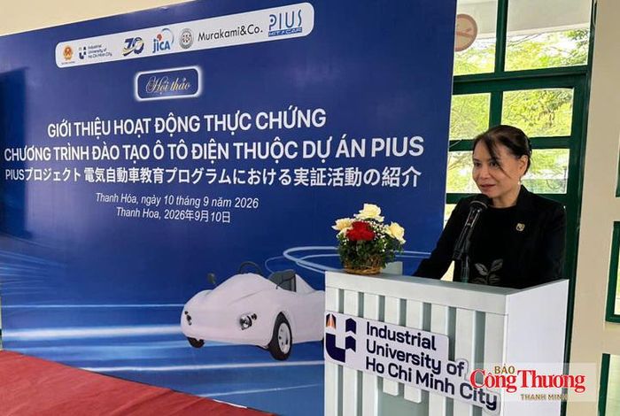 PGS.TS Đàm Sao Mai, Phó Hiệu trưởng Trường Đại học Công nghiệp TP. Hồ Chí Minh.