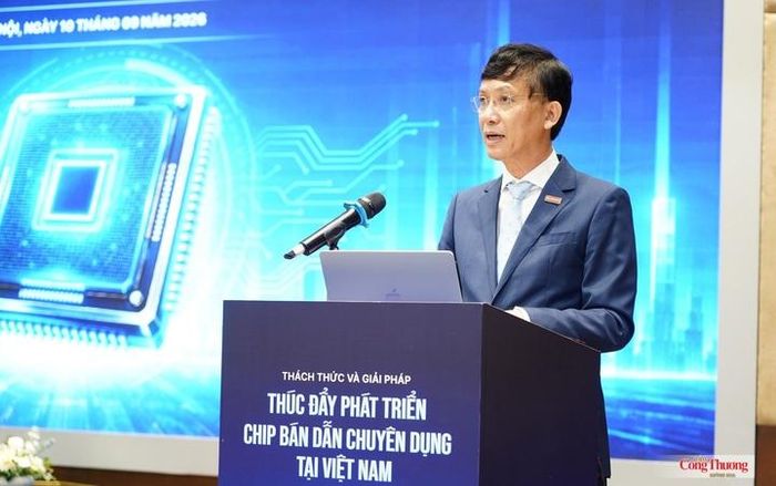 Đại diện Galeximco phát biểu tại hội thảo
