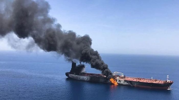 Căng thẳng gia tăng khi Mỹ và Iran tấn công tàu của nhau gần eo biển Hormuz. Ảnh: C-SPAN.