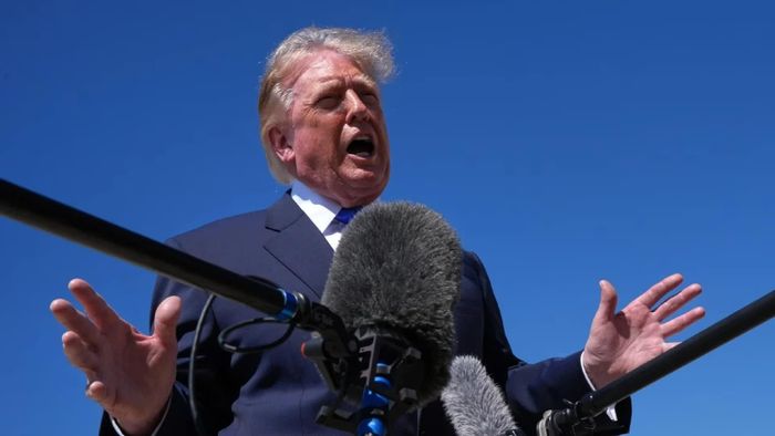 Tổng thống Mỹ Donald Trump. Ảnh: AP.