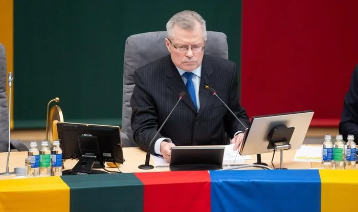 Nghị sĩ Raimondas Šukys. Ảnh: LRT.