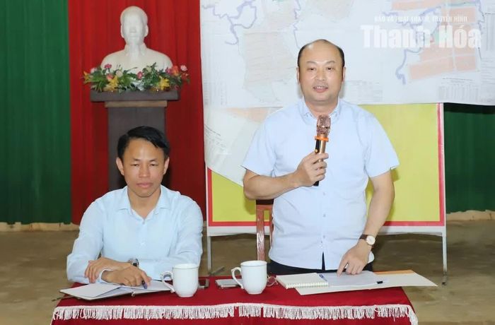 Phó Chủ tịch UBND tỉnh Cao Văn Cường phát biểu tại buổi đối thoại.