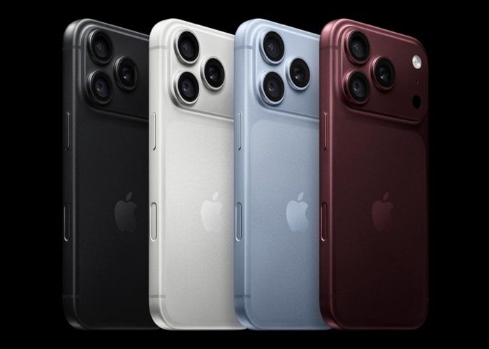 iPhone 18 Pro sẽ có 4 màu thanh lịch: đen, bạc, băng thanh và đỏ burgundy - Ảnh: Apple.