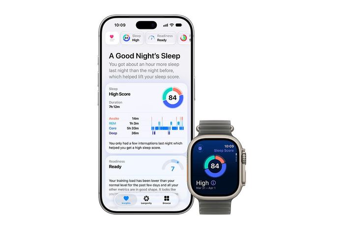 Đồng hồ giúp theo dõi sức khỏe người dùng toàn diện. Ảnh: Apple.com